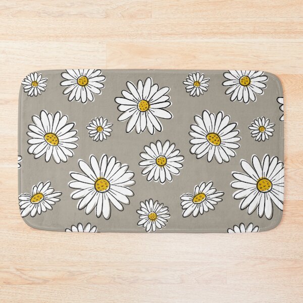 Item preview, Daisies on Gray designed and sold by latheandquill.