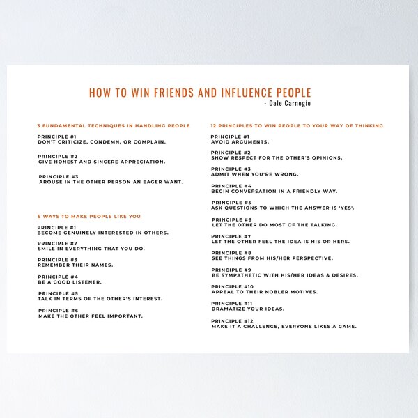 Item preview, How to win friends and influence people designed and sold by hiunlimit.