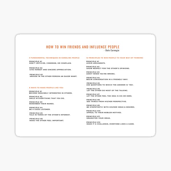 Item preview, How to win friends and influence people designed and sold by hiunlimit.