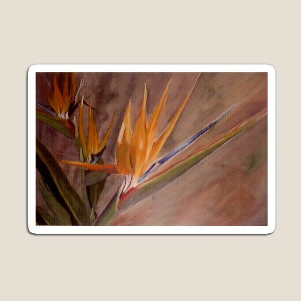 Paradise - original work - watercolour by Avril Thomas Magnet