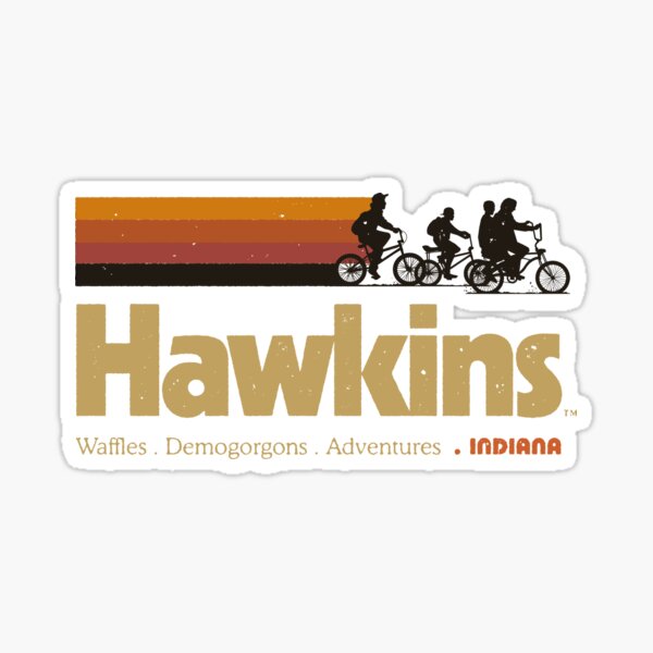 Artikel-Vorschau von Besuchen Sie Hawkins Indiana Vintage 80er-Jahre-Fernsehserie, designt und verkauft von vomaria.