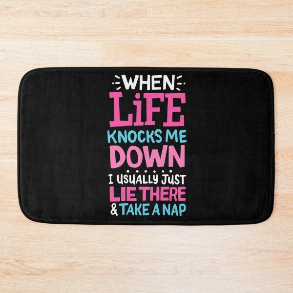 Item preview, Napping Sleeping Funny When Life Knocks Me Down designed and sold by 4tomic.