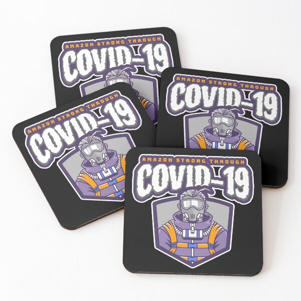Item preview, Amazon Strong Through Covid 19 designed and sold by Swagazon.