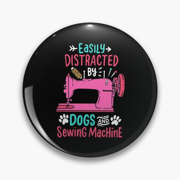 Item preview, Dog Sewing Machines Funny Quilting Sewer Pet Paw designed and sold by 4tomic.