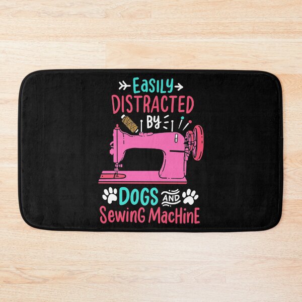 Item preview, Dog Sewing Machines Funny Quilting Sewer Pet Paw designed and sold by 4tomic.