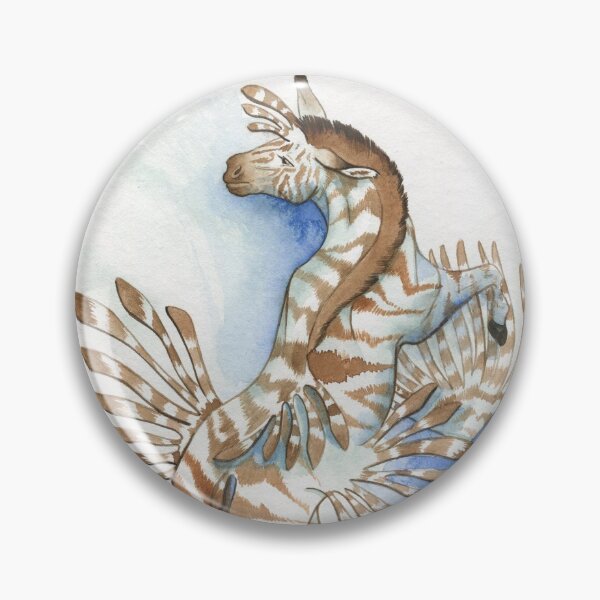 Item preview,  a watercolor painted lionfish seazebra who will grafully follow your every move. designed and sold by Badlungsart.