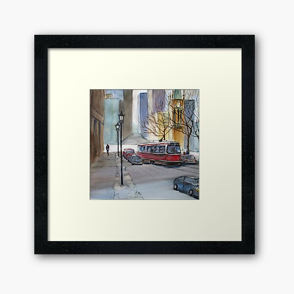 Sunday Morning on King Framed Art Print