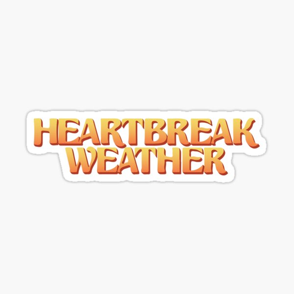Vista previa del artículo con la obra «Heartbreak Weather», diseñado y vendido por KayleeCaves.