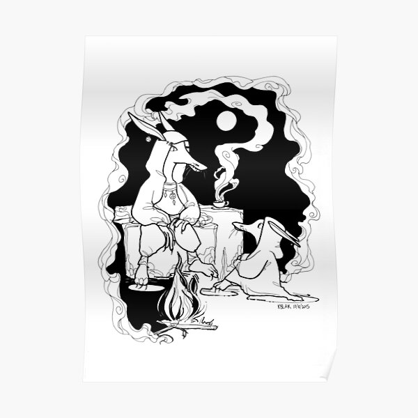 Inktober 8, 2015 - Story Time Poster