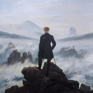 Artwork thumbnail, Friedrich's "Wanderer above the Sea of Fog" by laurens-doodles