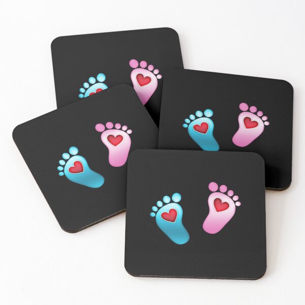 Item preview, Baby, boy, girl, footprint, feet, foot, heart designed and sold by boom-art.