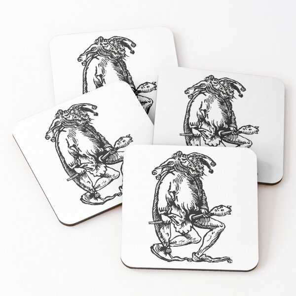 Item preview, Medieval Fool Woodcut designed and sold by callistoursus.