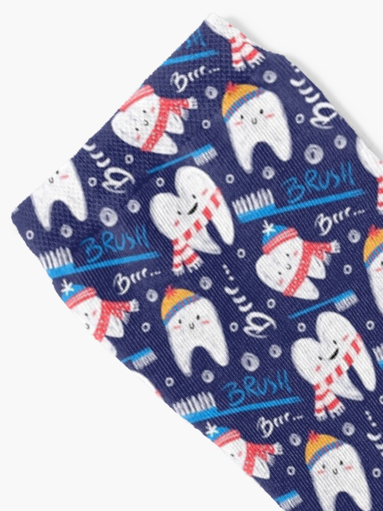 Alternate view of Happy Teeth Socks