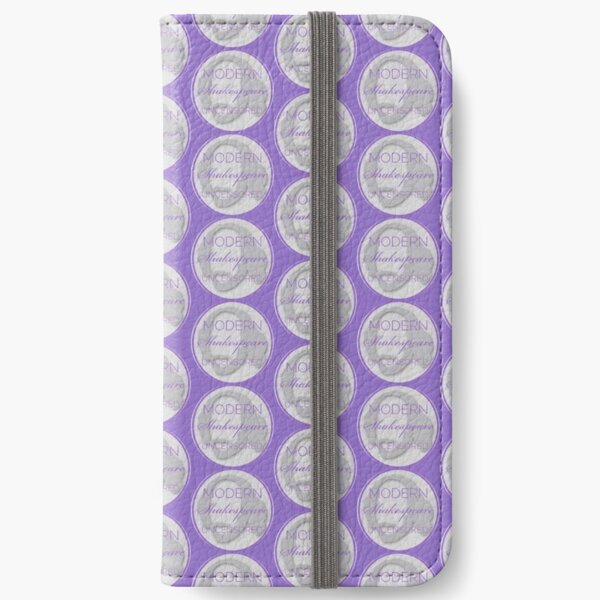 Circle Logo for Modern Shakespeare Uncensored iPhone Wallet