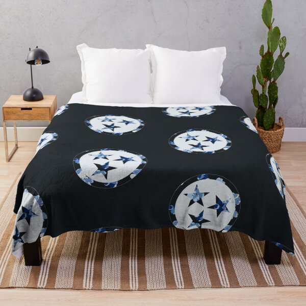 Artikelvorschau, Blaue Blumen-Tennessee-Flagge entworfen und verkauft von alliebugs21.