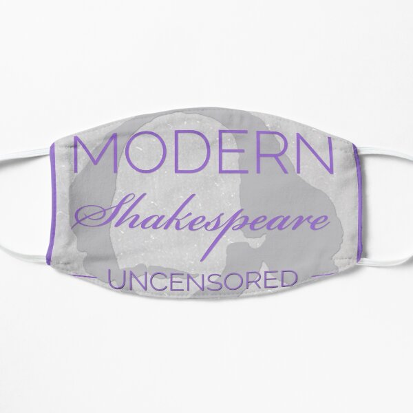 Large Logo Modern Shakespeare Uncensored Mask