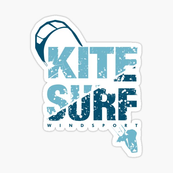 Stickers Camping Car Kit Kite Surf - ref.d13064