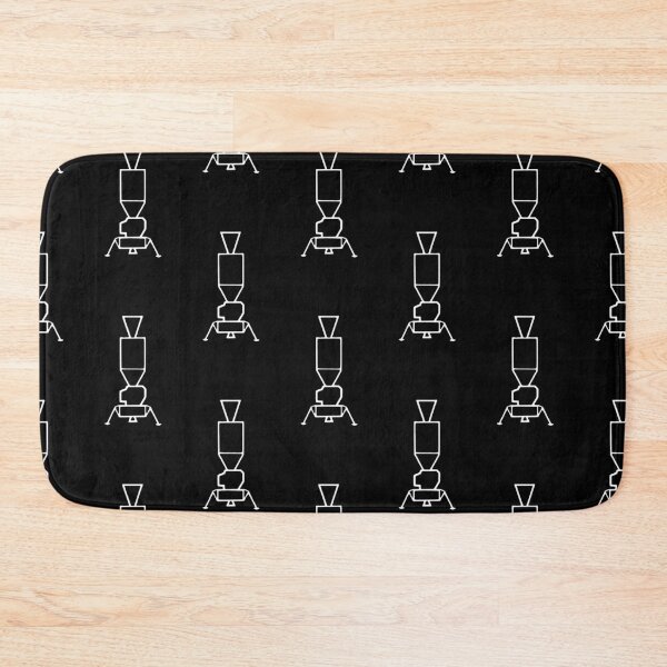 Item preview, Vertical Lunar Lander and Command Module Wireframe - Apollo 11 designed and sold by whiteswift.