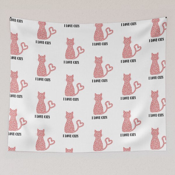 Item preview, I Love Cats designed and sold by EleYeah.