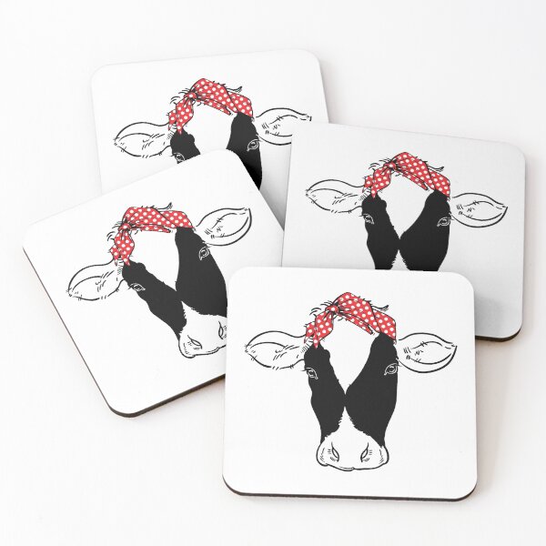Item preview, Cow with red bandana designed and sold by PepaAnaRB.