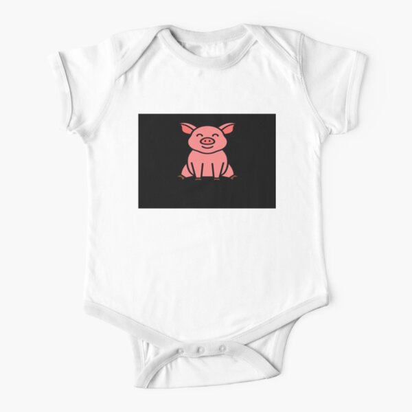 Piggy Roblox Pig Short Sleeve Baby One Piece Redbubble - pink cute clothes roblox