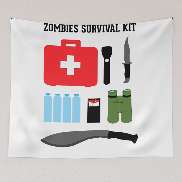 Item preview, Zombie survival kit designed and sold by EleYeah.