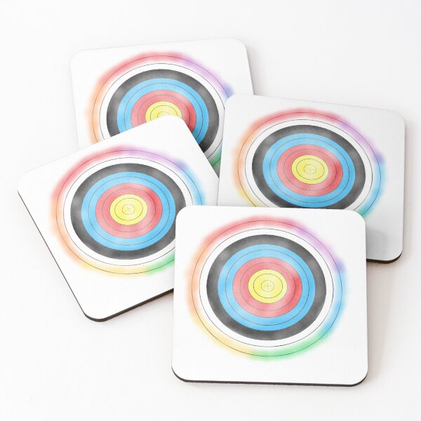 Item preview, Rainbow Archery Target designed and sold by ascherf.