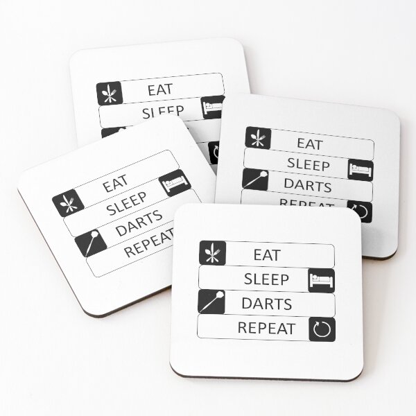 Artikelvorschau, Eat Sleep Darts Repeat - Sport - Hobby entworfen und verkauft von AndiHK.