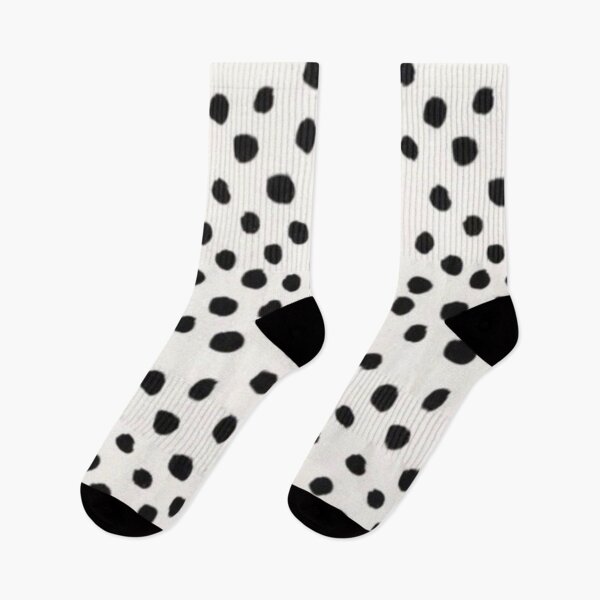 Item preview, Irregular Black and White Polka Dots designed and sold by lynnandcompany.