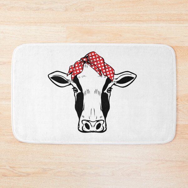 Item preview, Cow with red bandana designed and sold by PepaAnaRB.