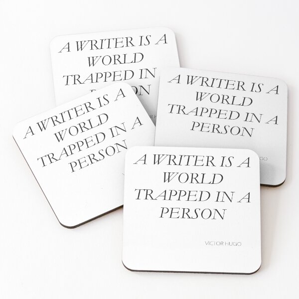Item preview, A WRITER IS A WORLD TRAPPED IN A PERSON designed and sold by MMTYPE.