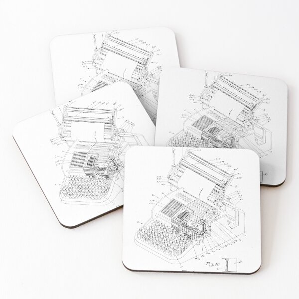 Item preview, Typewriter Diagram designed and sold by zyeuxo.
