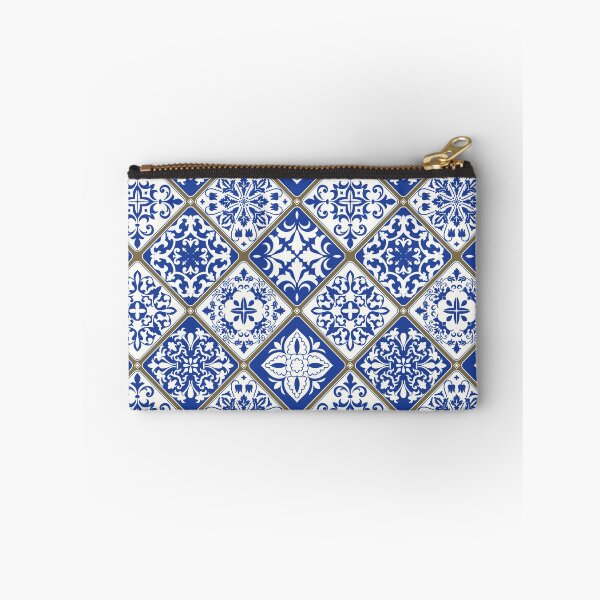 Item preview, Blue and White Portuguese Tile - Blue Arabic Morocco designed and sold by ayoubworld.