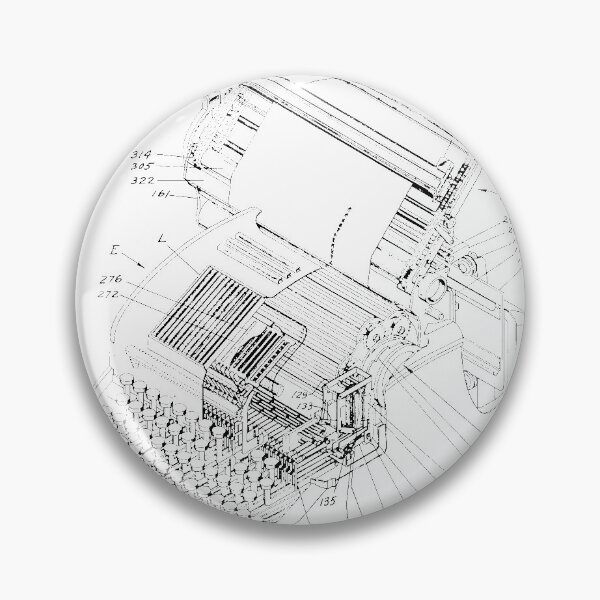 Item preview, Typewriter Diagram designed and sold by zyeuxo.
