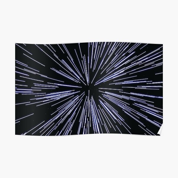 Hyperspace Vector Graphic Poster