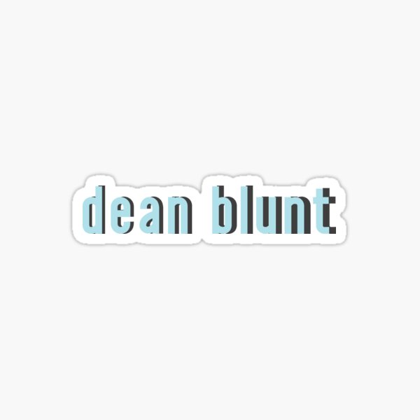 Dean Blunt Sticker By Martimq Redbubble