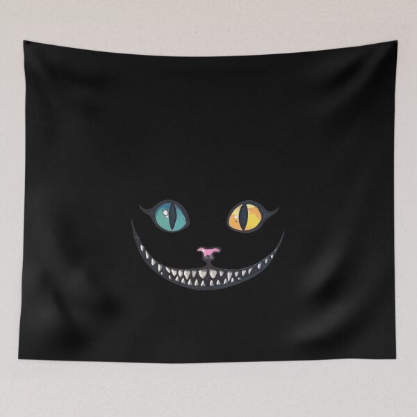 Item preview, Big Smile cat alice face mask designed and sold by Collagedream.