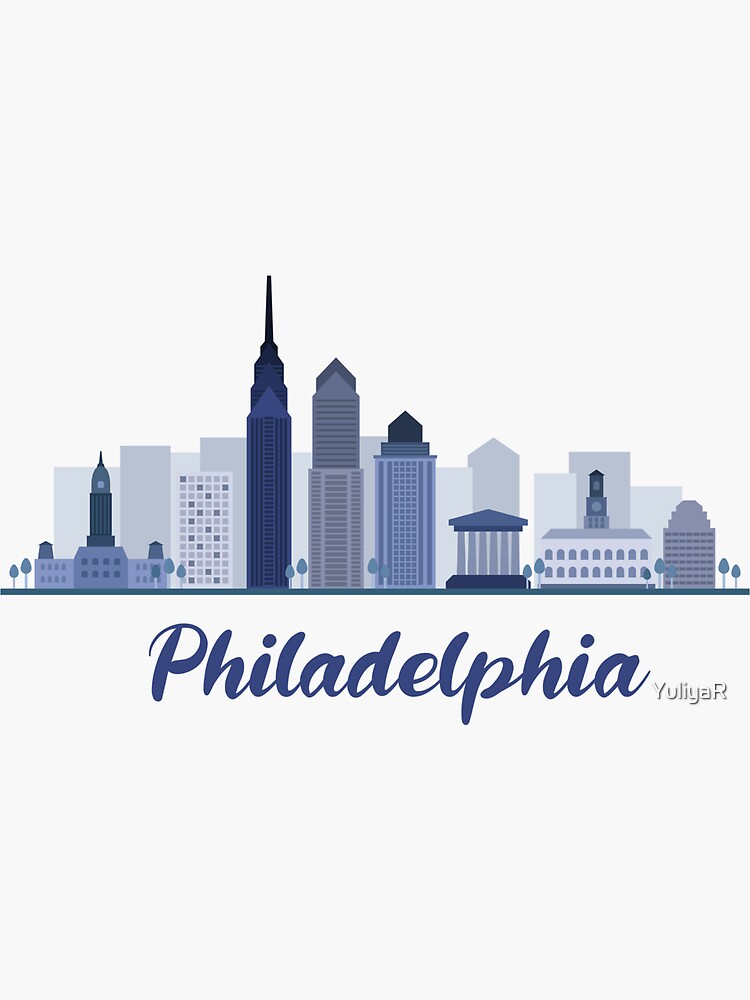 Philadelphia Skyline | Sticker