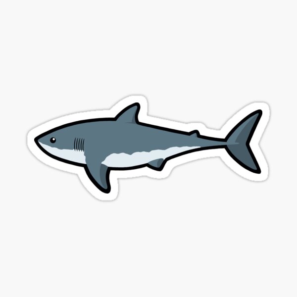 Pink Bow Shark - Shark - Sticker