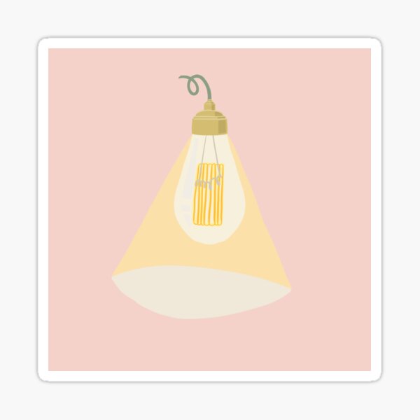 Light bulb Sticker