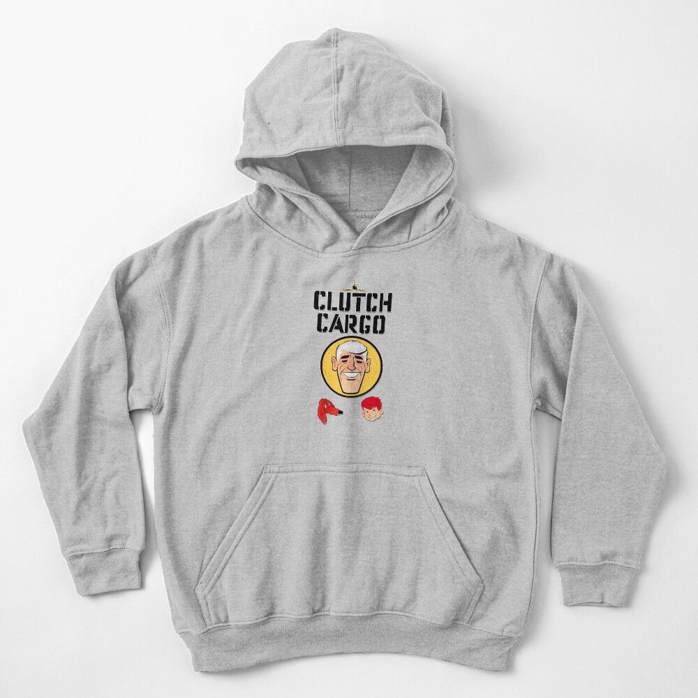 "Clutch Cargo Spinner and Paddlefoot Tribute" Kids Pullover Hoodie by