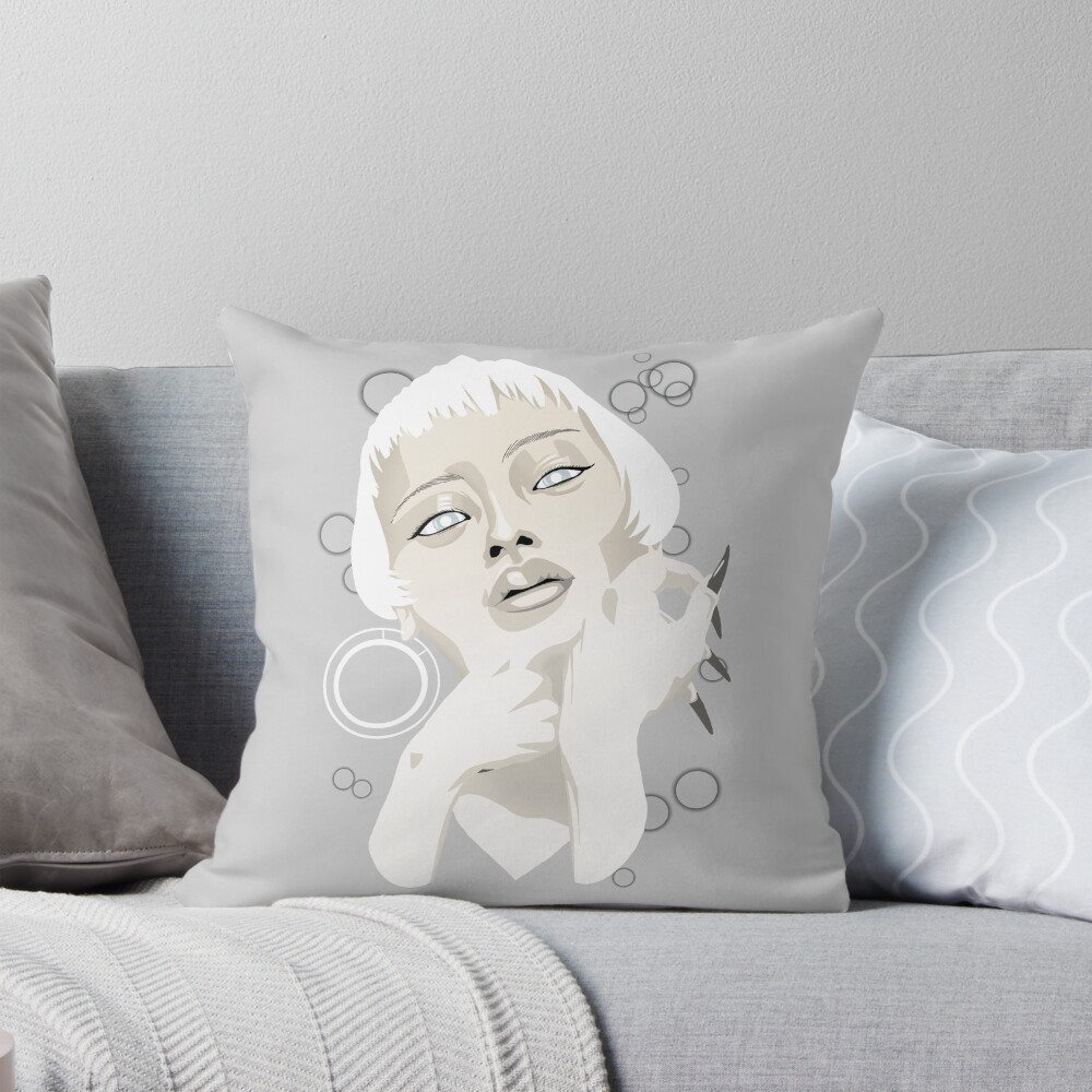 Item preview, Throw Pillow designed and sold by ClaimDesign.