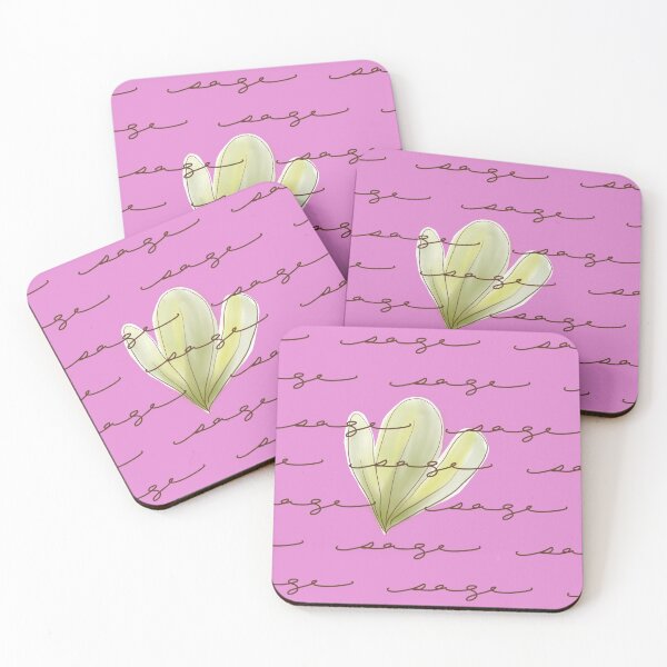 Item preview, Sage Herb on Pink Background designed and sold by BookTalkBecky.