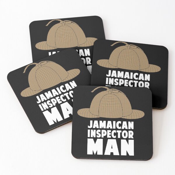 Item preview, Jamaican Inspector Man (Dark Background) designed and sold by Starfall Industries.