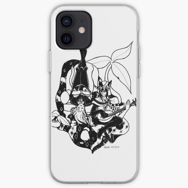 Inktober 11, 2015 - A Song for Friends iPhone Soft Case