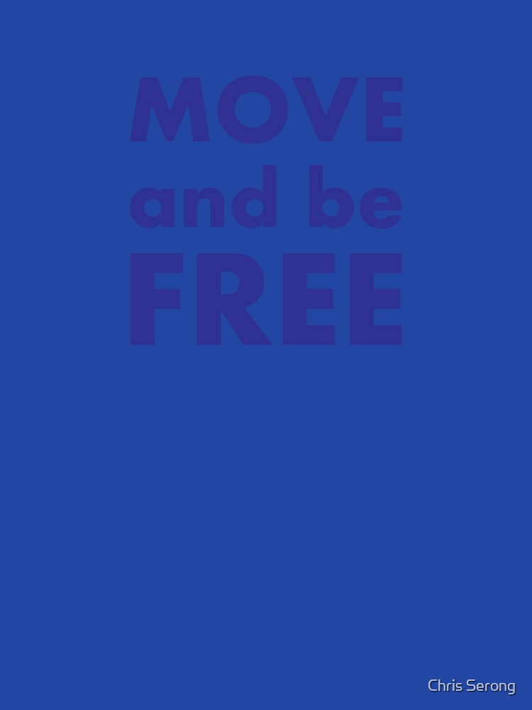Thumbnail 5 of 5, Zipped Hoodie, Move and be Free designed and sold by ChrisSerong.