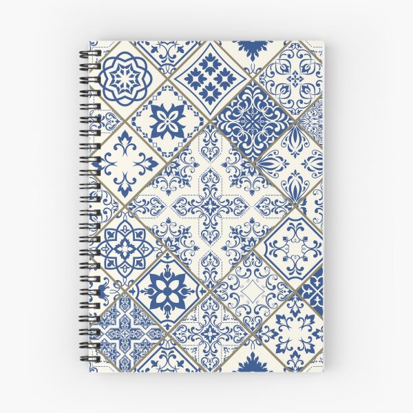 Item preview, Blue and White Portuguese Tile - Blue Arabic Morocco designed and sold by ayoubworld.
