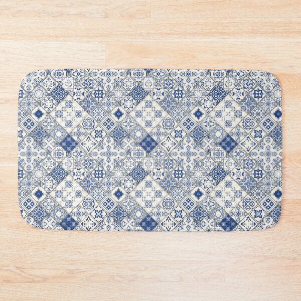 Item preview, Blue and White Portuguese Tile - Blue Arabic Morocco designed and sold by ayoubworld.