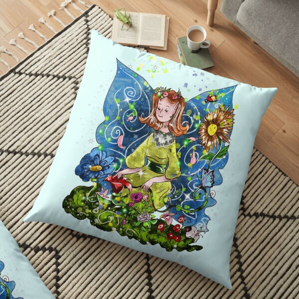 Fai The Handmade Flower Fairy™️ Floor Pillow