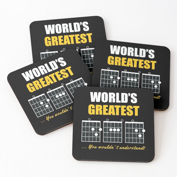 Item preview, F CHORD DAD GUITAR WORLD’S GREATEST DAD T-SHIRTS, HOODIES designed and sold by jozefds.